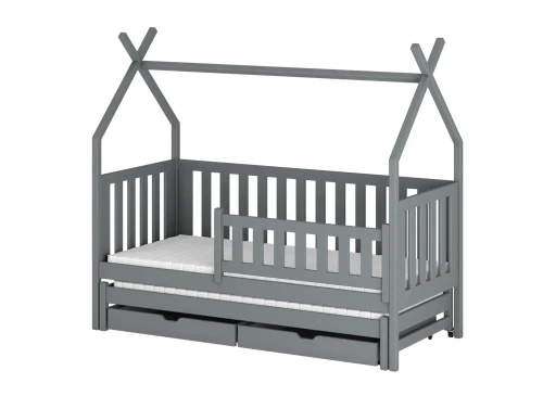 TYTUS 80x190 Gri Tipi Ranza Lano Meble