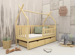 SIMBA 90x190 pine children’s tipi bed Lano Furniture