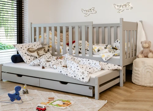 KAJA 90x180 grey bunk bed Lano Furniture