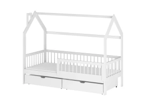 OSKAR 80x200 white house bed Lano Furniture