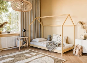 LUCKY 90x200 pine Montessori floor cot house bed Lano Furniture