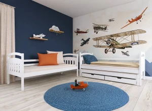 ALAN 90x200 blue bunk bed Lano Furniture