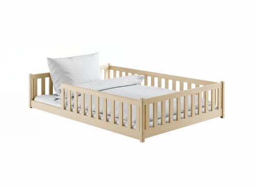 MATI 140x200 pine Montessori floor bed for children Lano Furniture