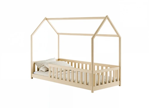 NOAH 90x200 pine Montessori floor house bed for children Lano Furniture