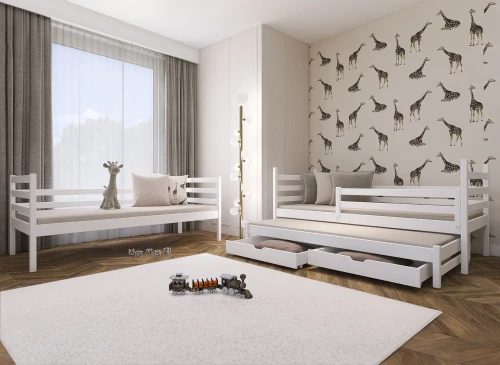 LUK 80x180 beyaz ranza Lano Möbel