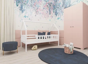 OTYLIA 90x200 pink loft bed Lano Furniture
