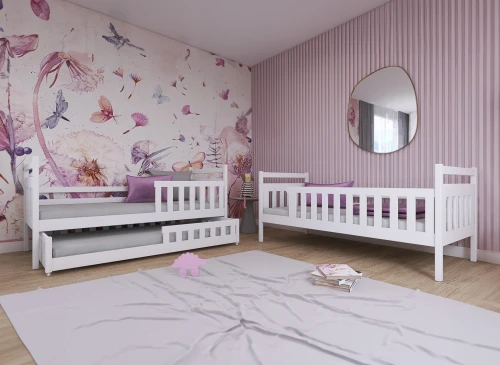 OLIWIA 90x200 white bunk bed Lano Furniture
