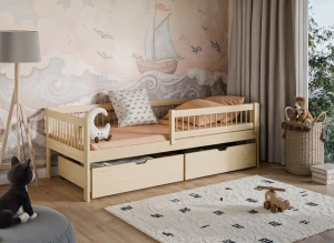 EDI 80x190 pine children’s bed Lano Furniture