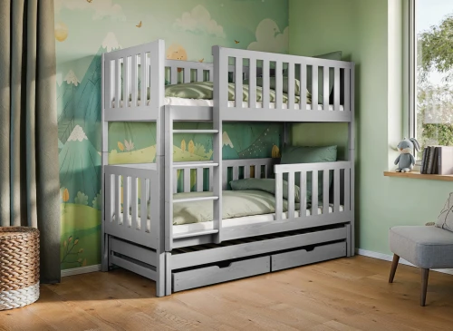 LEA 80x190 Gri Ranza Lano Meble