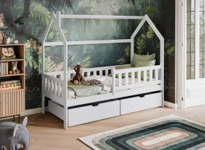 NATAN 90x200 white children's house bed Lano Furniture