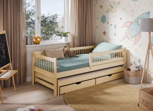SOFTI 80x200 pine children's bed Lano Furniture