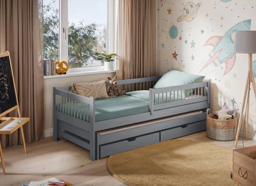 SOFTI 80x200 grey children's bed Lano Furniture