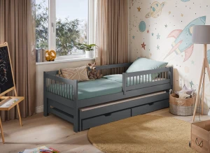 SOFTI 80x180 graphite children's bed Lano Furniture