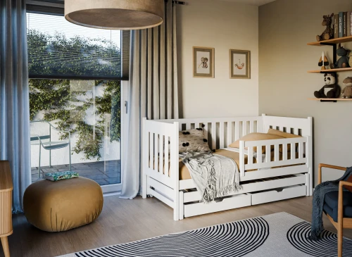 KAJA 80x160 white bunk bed Lano Furniture