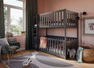 KONRAD 80x200 graphite bunk bed Lano Furniture