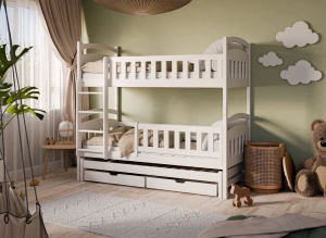 BLANKA 80x160 white bunk bed Lano Furniture