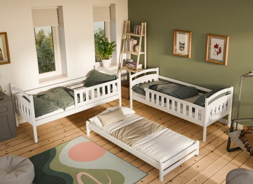 BLANKA 80x170 white bunk bed Lano Furniture