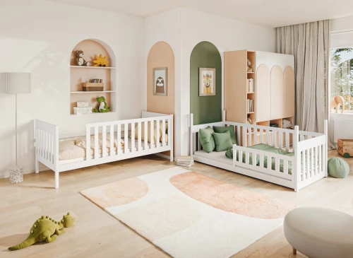KONRAD 80x190 grey bunk bed Lano Furniture