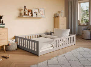 MATI 140x200 cashmere Montessori floor bed for children Lano Furniture