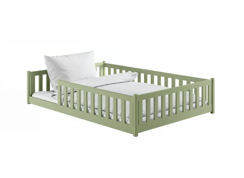 MATI 140x200 Zeytin Yeşili Montessori Çocuk Yer Yatağı Lano Möbel