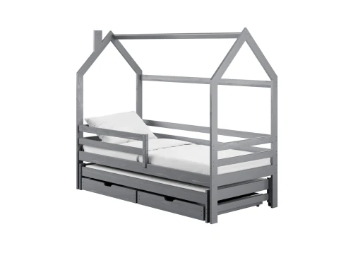DANEK 80x180 grey children's house bed Lano Furniture