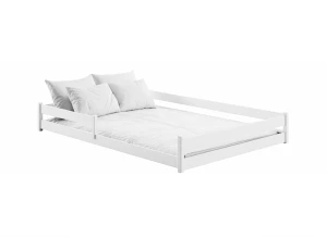FINI 140x200 white Montessori floor bed for children Lano Furniture