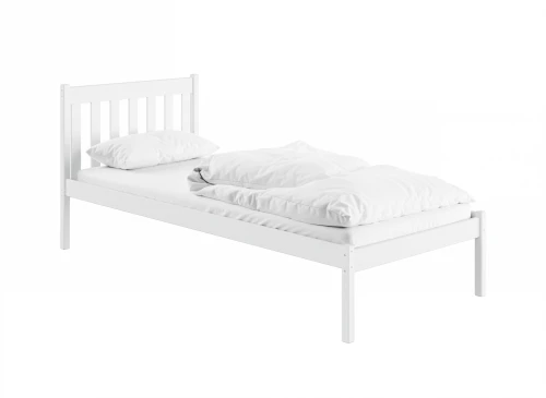 MARTIN 90x200 White Single Bed for Teenagers Lano Furniture