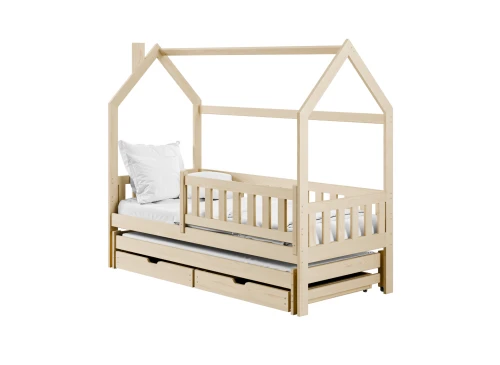 MONKEY 80x190 pine children's house bed Lano Furniture
