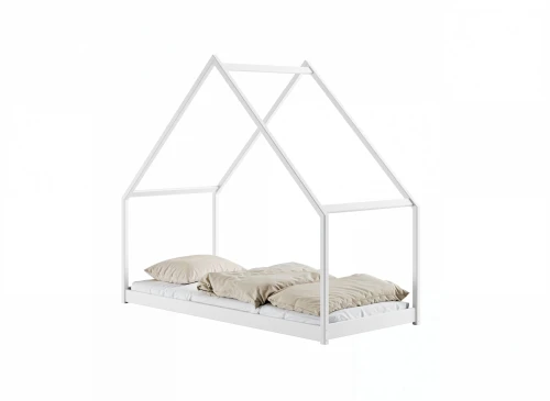 MORIS 90x200 white Montessori floor cot house bed Lano Furniture