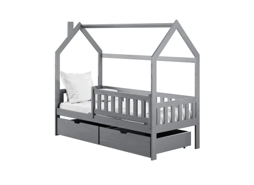 NATAN 80x180 grey children's house bed Lano Furniture