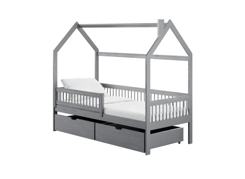 OSKAR 80x200 grey house bed Lano Furniture