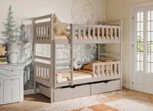 MONIKA 90x190 cashmere bunk bed Lano Furniture
