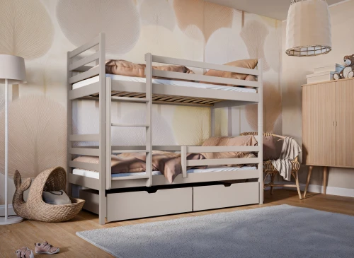 NEMO 80x170 cashmere bunk bed Lano Furniture