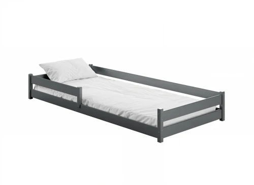 ALIS 90x190 graphite Montessori floor bed for children Lano Furniture