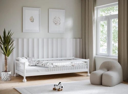STAR 80x180 white single children's bed Lano Furniture