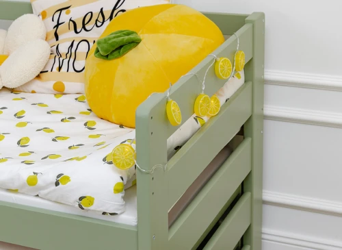 SENSO 80x160 olive green double trundle bed Lano Furniture