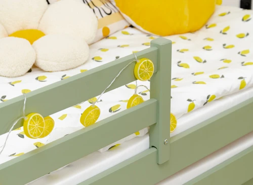 SENSO 80x200 olive green double trundle bed Lano Furniture