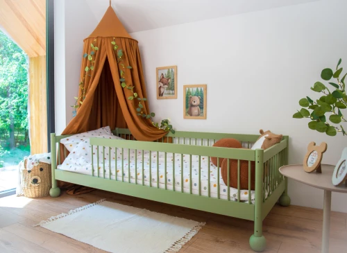 STAR 90x200 olive green single children's bed Lano Furniture