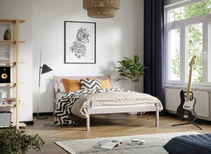 TEEN 120x200 Cashmere Single Bed for Teenagers Lano Furniture