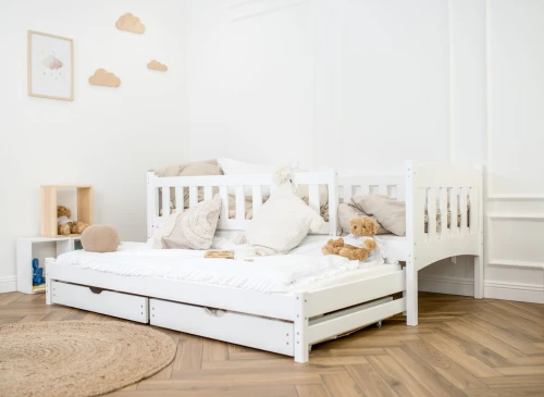 AMELKA 90x180 white bunk bed Lano Furniture