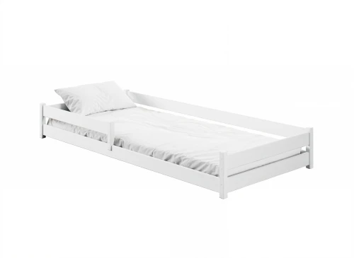 ALIS 80x160 Beyaz Montessori Yer Yatağı Çocuk Yatağı Lano Möbel