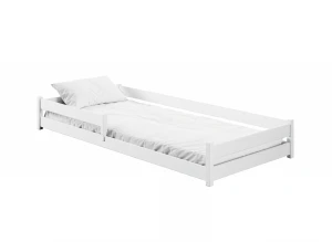 ALIS 90x190 white Montessori floor bed for children Lano Furniture