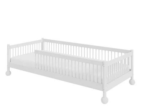 STAR 90x200 white single children's bed Lano Furniture