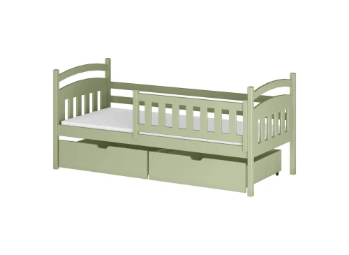 TERRY 80x160 olive green single children's bed Lano Furniture