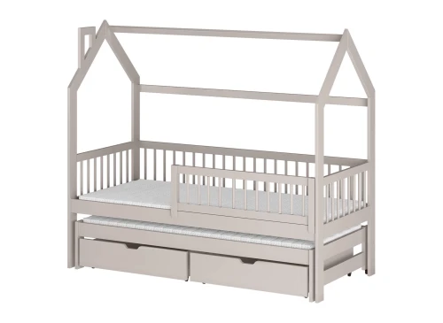 PAPI 90x180 cashmere children's house bed Lano Furniture