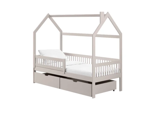 OSKAR 90x190 cashmere single house bed for children Lano Furniture