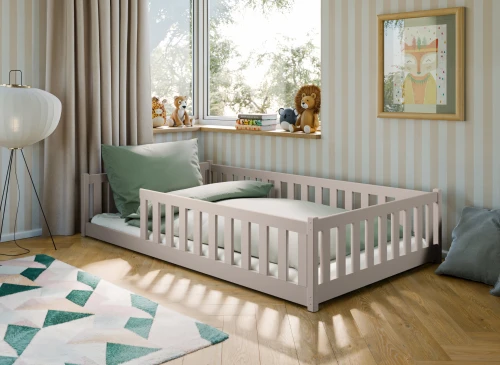 OTIS 120x200 cashmere Montessori floor bed for children Lano Furniture