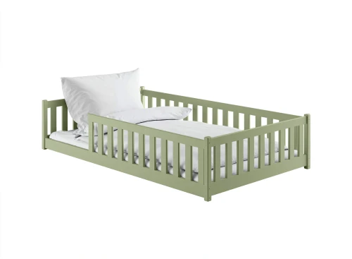 OTIS 120x200 Zeytin Yeşili Montessori Yer Yatağı Çocuk Yatağı Lano Möbel