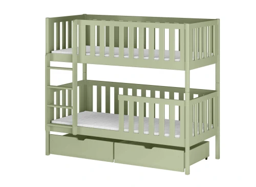 MICHALINA 80x160 olive green bunk bed Lano Furniture