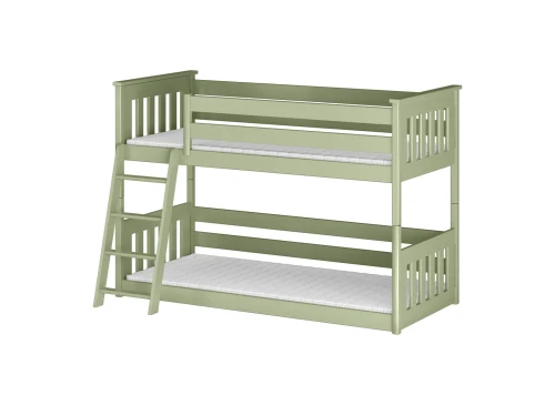 KEVIN 90x190 olive green bunk bed Lano Furniture